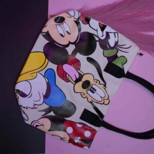 cartoon tote bag