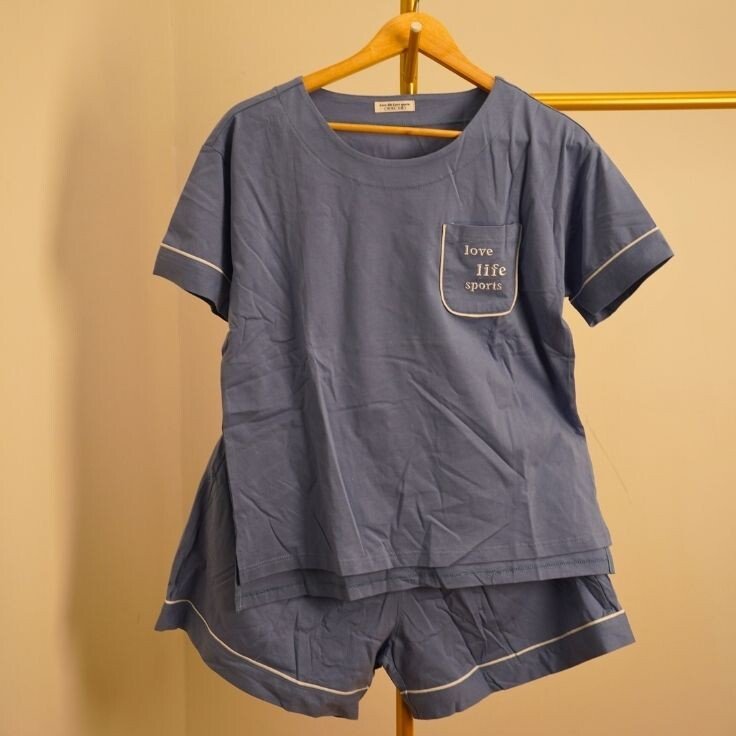 Shades of Blue Shorts Night Suit