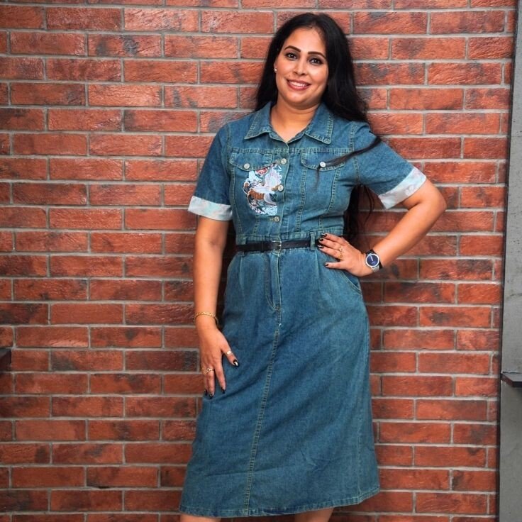 Home Blue Denim Dress