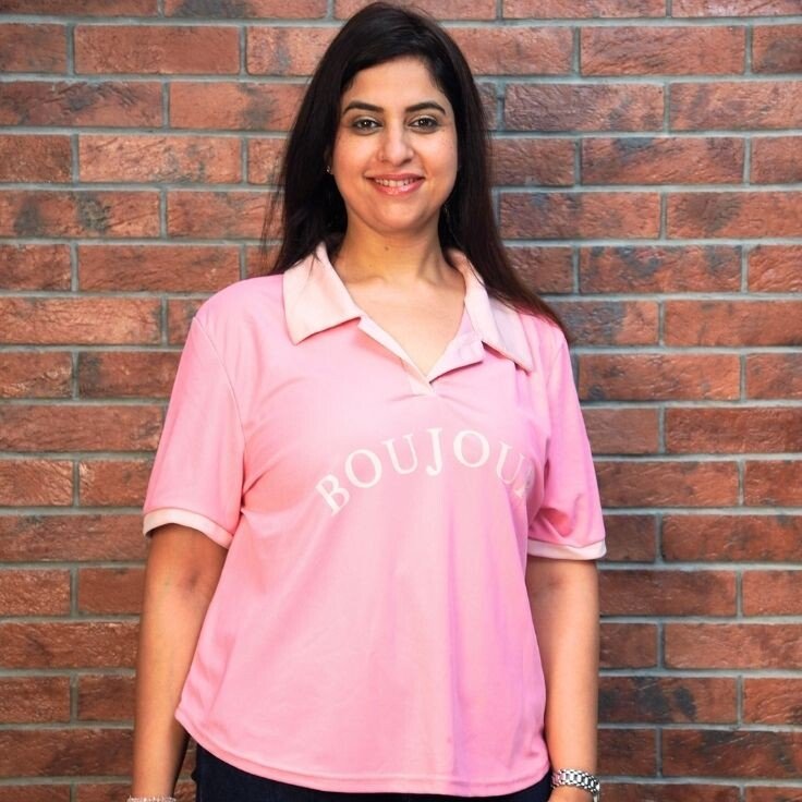 Pretty in Pink Collar T-Shirt